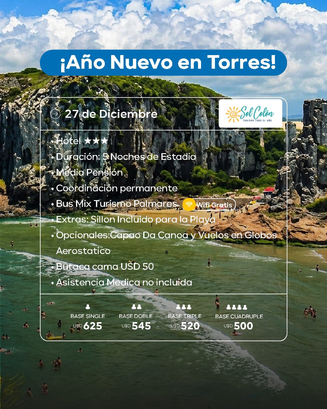 AÑO NUEVO EN TORRES                               (27 DE DICIEMBRE)