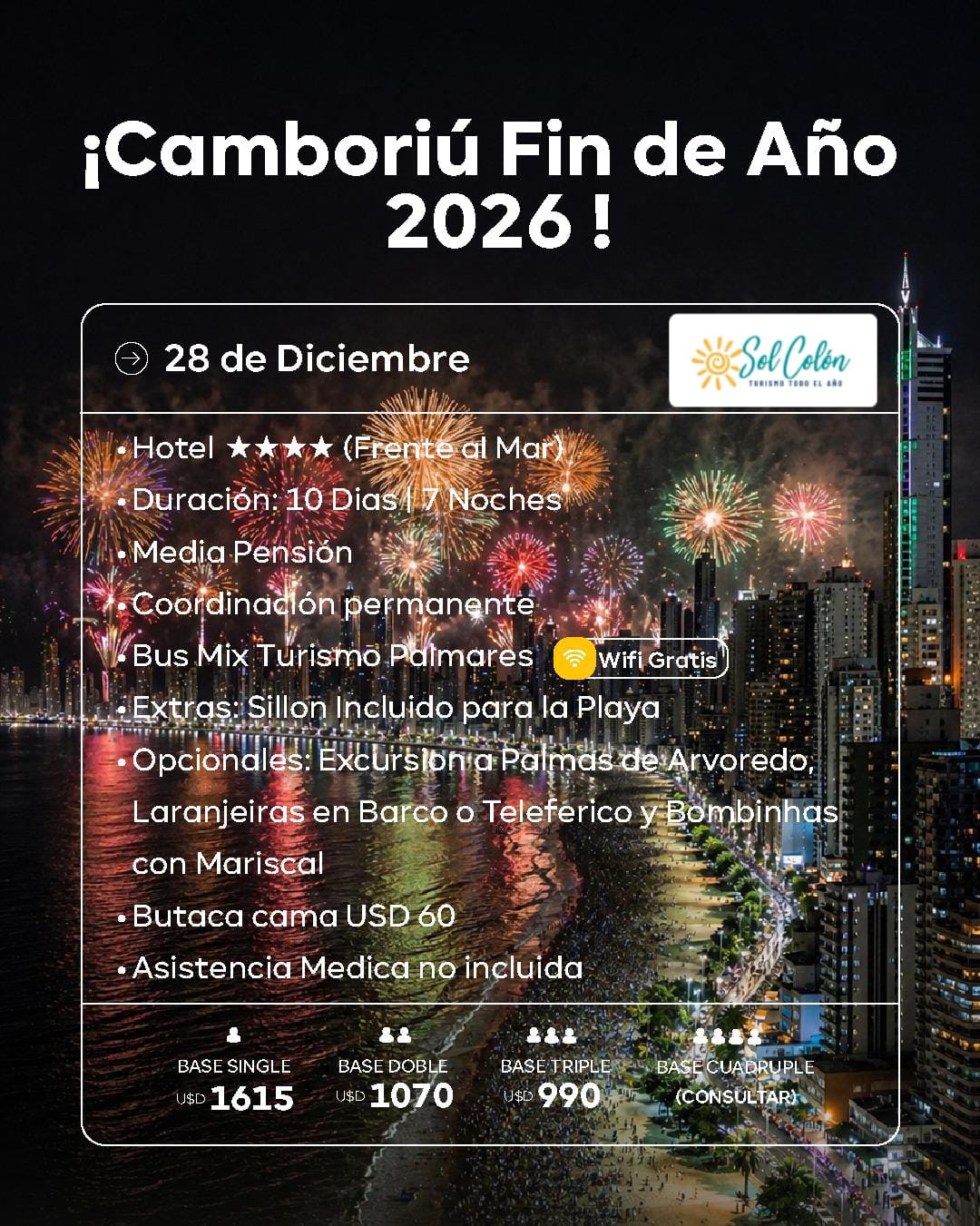 AÑO NUEVO – CAMBORIÚ 2026