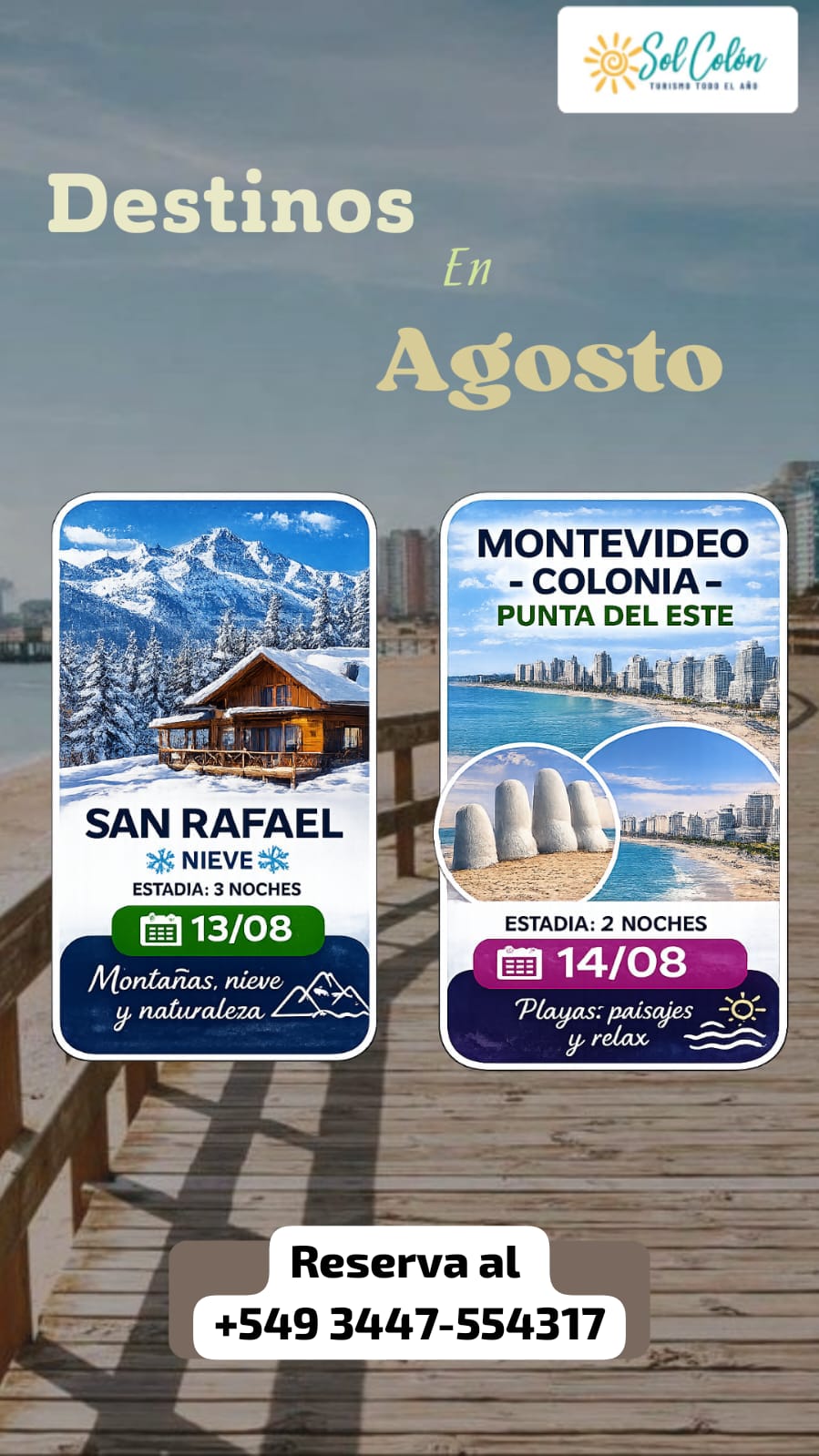 SALIDAS – AGOSTO