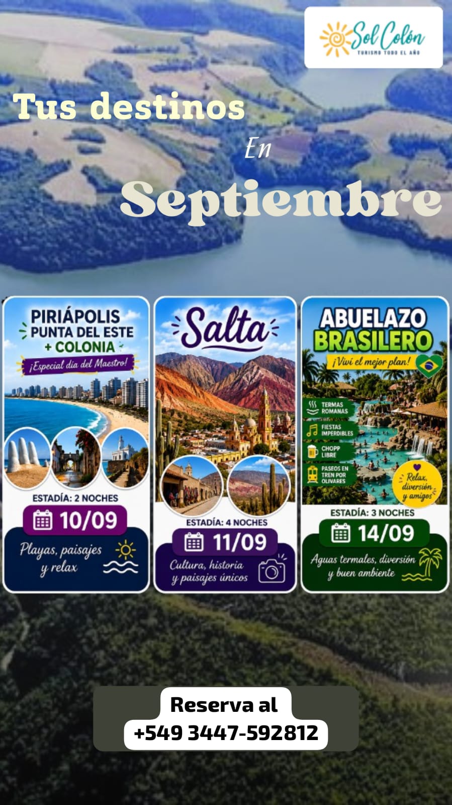 SALIDAS – SEPTIEMBRE